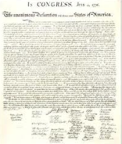 Declaration of Independence