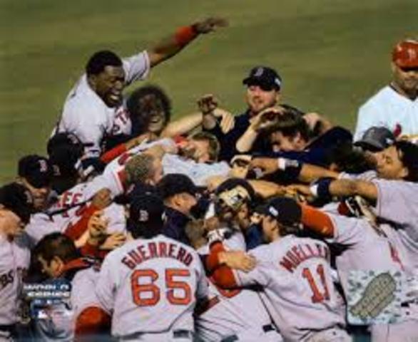 Boston Red Sox Win the World Series