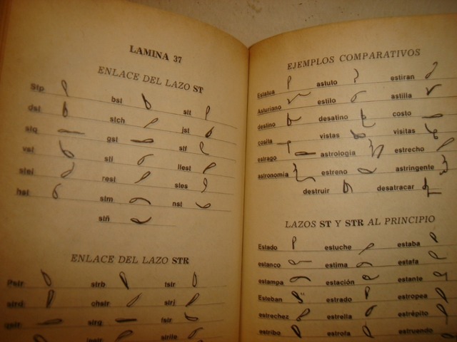 Taquigrafia, tarjetas e intercambio postal