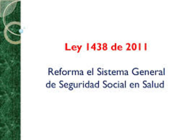 LEY 1438/2011