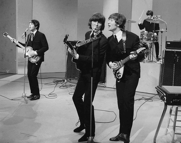 The Beatles on the Ed Sullivan show