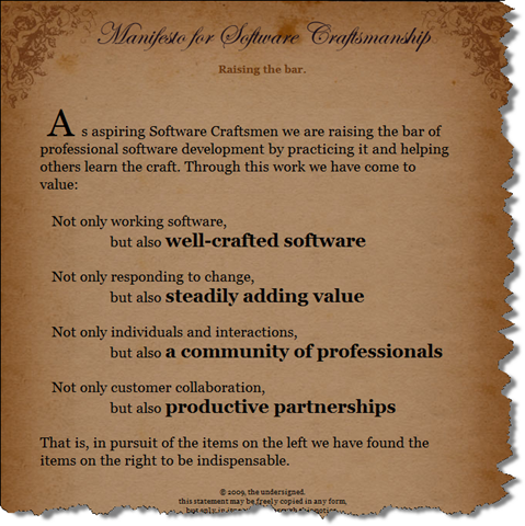 Manifesto for Agile Software Development.