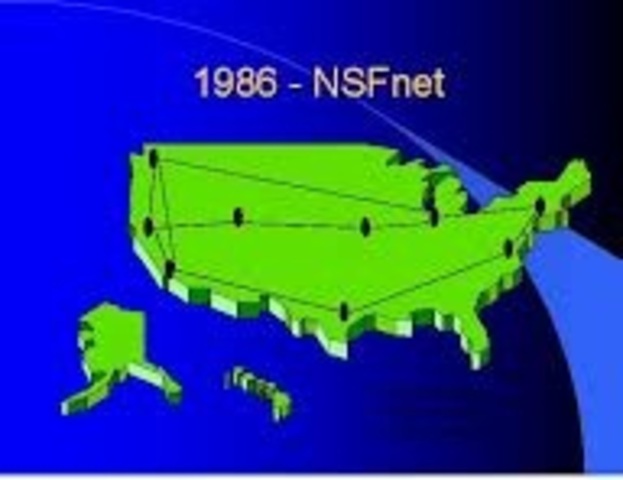 Desarrollo de la NSFNET.