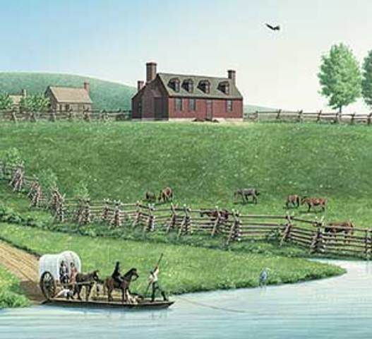 Washington Family Moved to Ferry Farm