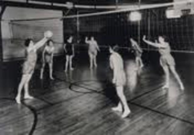YMCA spread of volleyball