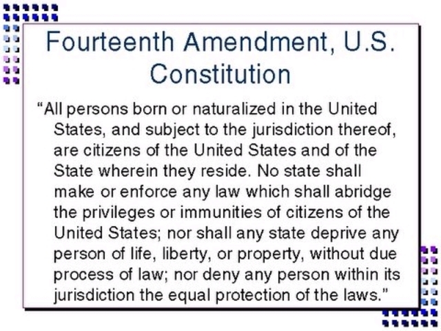 The 14th Amendment