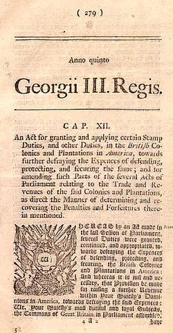 The Stamp Act