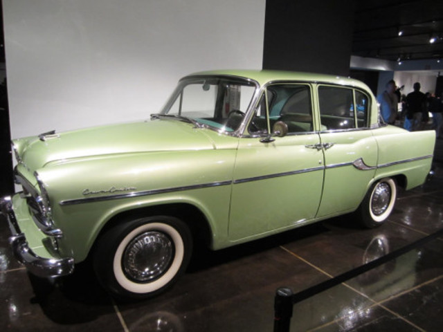 The first Japanese car, a Toyota, is sold in the U.S