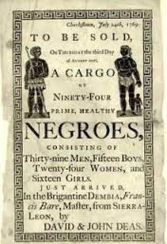 United States stops slave trading