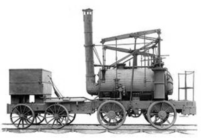 First person-transporting railway engine