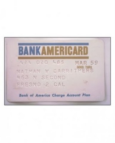 Bank of America launches the first credit card