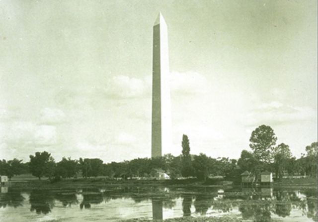 Washington Monument is Complete.