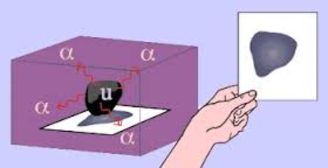 Radioactivity experiment Becquerel