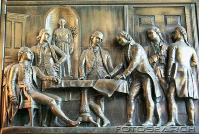 The Declaration of Independence was signed