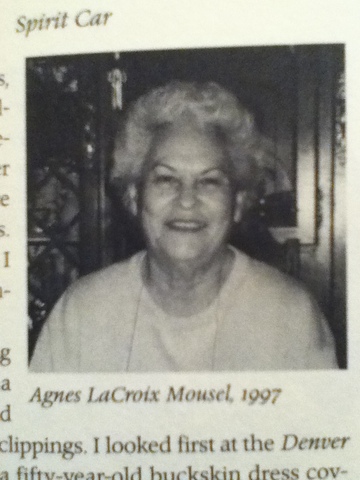 Diane meets her mother's cousin Agnes LaCroix Mousel