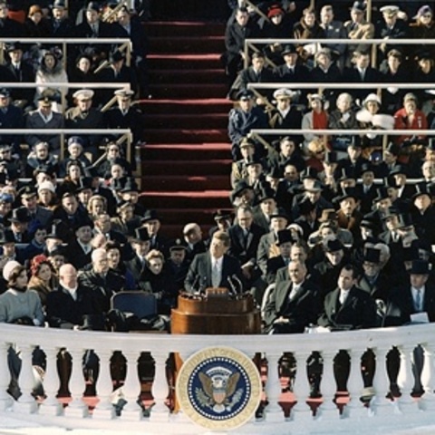 the inaguration of John F Kennedy