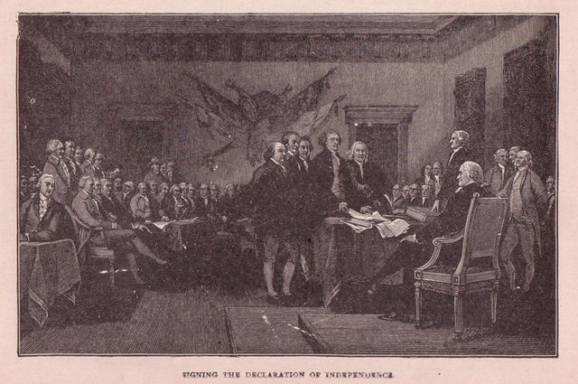 Signing of The Declaration of Independance