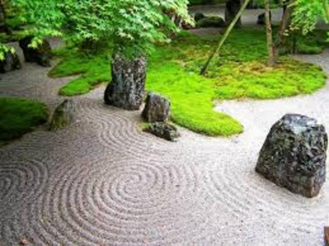zen dry garden