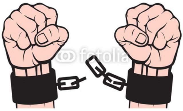 He broke away from slavery