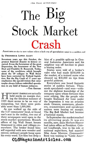 Stock Market Crash