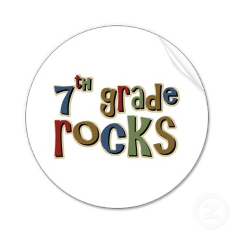 Me fuí para el grado siete.