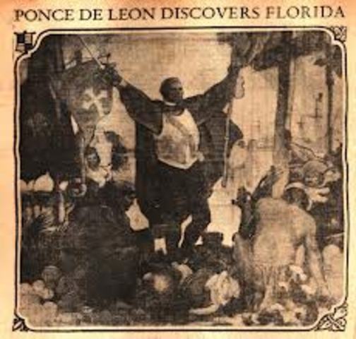 Ponce De Leon Discovers Florida