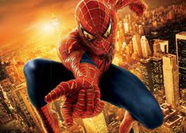 The first appearence of Spider-man in comics.