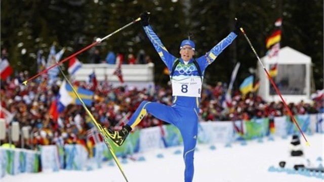 Sweden wins Biathalon for the first time.