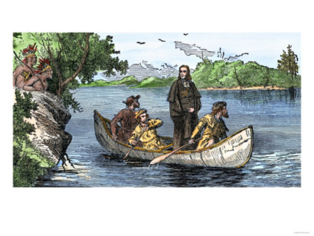 French explore Mississippi River