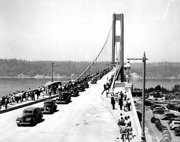ensayo y error de  la construccion de puentes (puente de tacoma narrows)