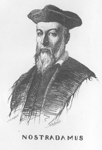 Nostradamus, astrologer and physician, dies