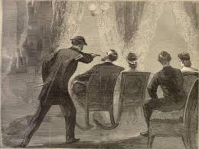 The assassination of Abraham Linclon