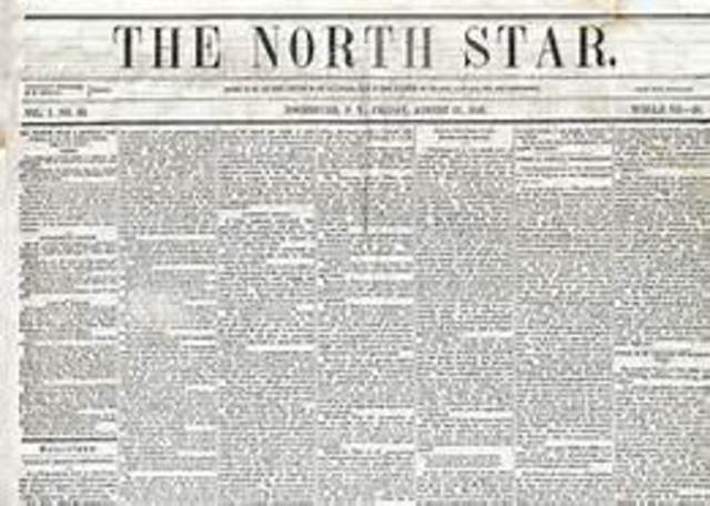 Frederick Douglass moves back to the states