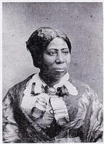 Anna Murray is met by Douglass.