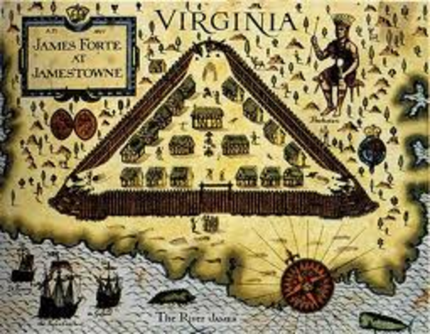 Virginia colony founded at Jamestown