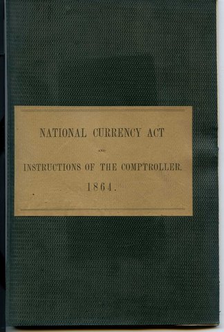 Congress passed the Natonal Currency Act