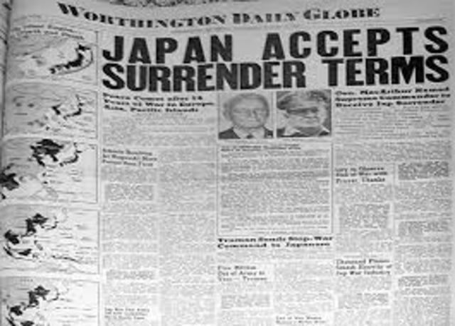 japan surrenders