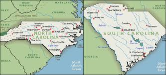 North Carolina Formally Separates From South Carolina