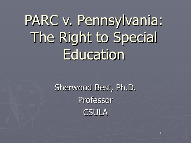 Pennsylvania Asociation for Retarded Children
