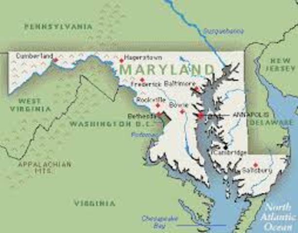 The settlement of Maryland