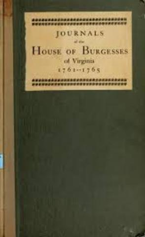 VA House of Burgesses Established