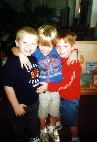 Best friends at kindergarten