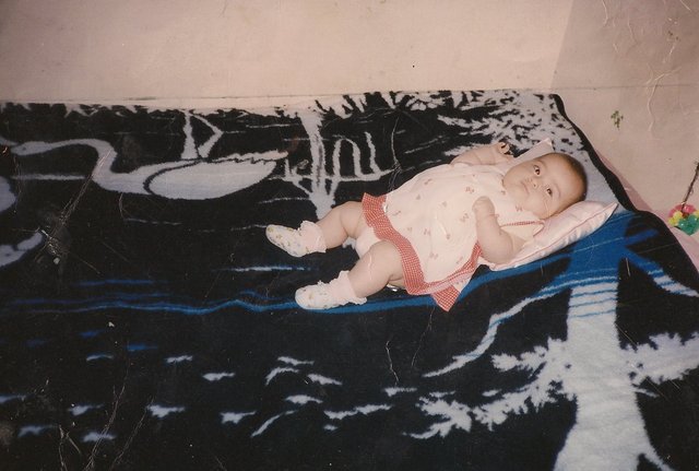 Got my ears pierced.