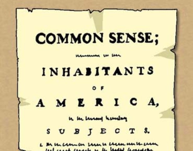 Thomas Paine's Common Sense was published