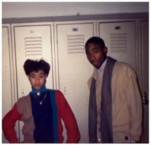 Tupac attends the Baltimore School of the Arts
