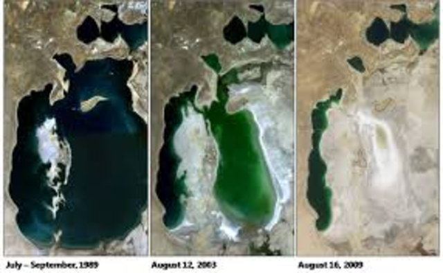The Shrinking of the Aral Sea