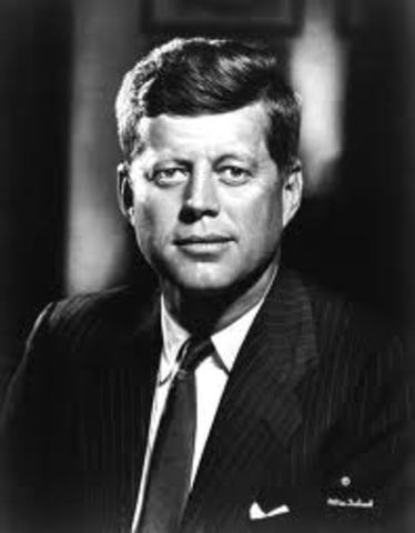 The inauguration of John F. Kennedy