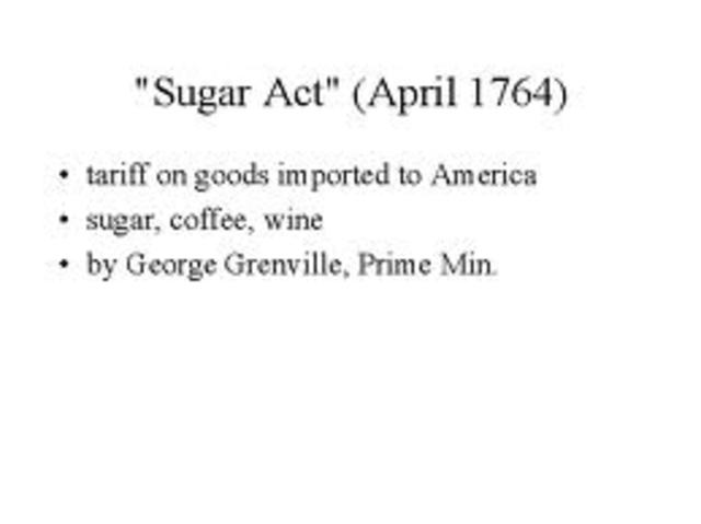 The sugar act