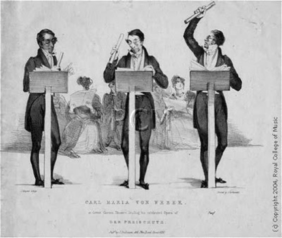 Hoffmann, Carl Maria von Weber y Franz Schubert