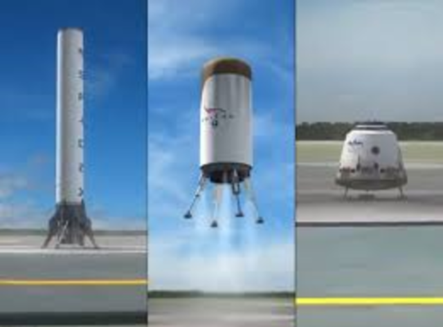 1st reusable rocket used